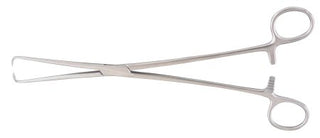 McKesson Argent - Tenaculum Forceps Schroeder-Braun 9-3/4 Inch Length Surgical Grade Stainless Steel NonSterile Ratchet Lock Finger Ring Handle Straight - 43-1-386