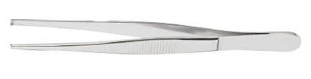 McKesson Argent - Tissue Forceps 5 Inch Length Surgical Grade Stainless Steel NonSterile NonLocking Thumb Handle 2 X 2 Teeth - 43-1-757