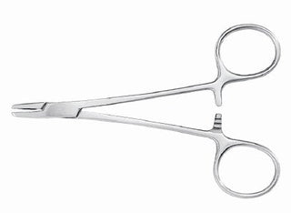 McKesson Argent - Needle Holder 4-3/4 Inch Length Serrated Jaws Finger Ring Handle - 43-1-826