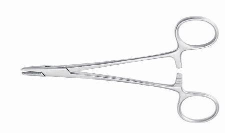 McKesson Argent - Needle Holder 5-1/2 Inch Length Serrated Jaws Finger Ring Handle - 43-1-832