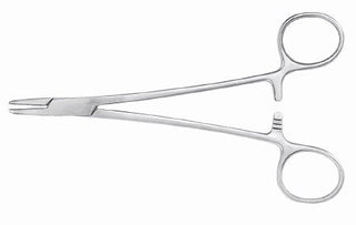 McKesson Argent - Needle Holder 6 Inch Length Serrated Jaws Finger Ring Handle - 43-1-847