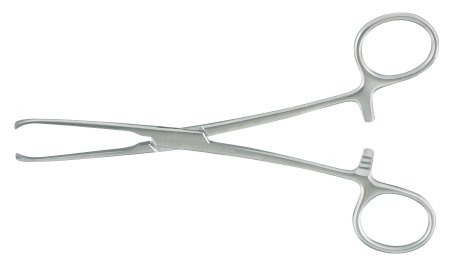McKesson Argent - Tissue Forceps Allis 6 Inch Length Surgical Grade Stainless Steel NonSterile Finger Ring Handle 4 X 5 Teeth - 43-1-930