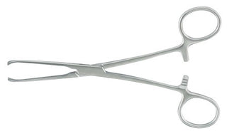 McKesson Argent - Tissue Forceps Allis 6 Inch Length Surgical Grade Stainless Steel NonSterile Finger Ring Handle 4 X 5 Teeth - 43-1-930