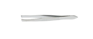 McKesson - Cilia Forceps Bergh 3-1/2 Inch Length Office Grade Stainless Steel NonSterile NonLocking Thumb Handle 5 mm Wide Serrated Tips - 43-2-155