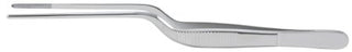 McKesson - Ear Forceps Lucae 5-1/2 Inch Length Office Grade Stainless Steel NonSterile Bayonet Handle Serrated Tips - 43-2-182