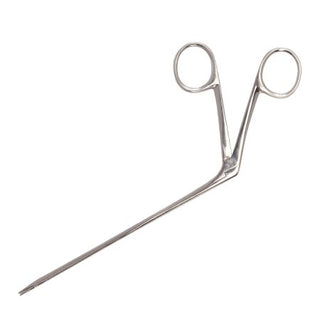 McKesson - Ear Forceps Noyes 5-1/2 Inch Length Office Grade Stainless Steel NonSterile Finger Ring Handle Serrated Alligator Tip - 43-2-224