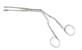 McKesson - Catheter Forceps Magill 7 Inch Length Office Grade Stainless Steel NonSterile Finger Ring Handle - 43-2-285