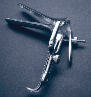 McKesson - Vaginal Speculum Pederson NonSterile Office Grade Stainless Steel Medium Double Blade Duckbill Reusable Without Light Source Capability - 43-2-348