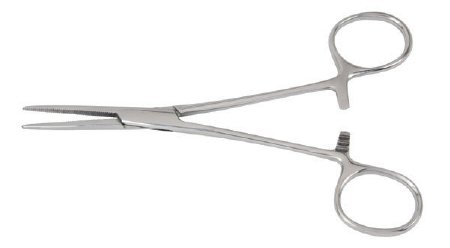 McKesson - Hemostatic Forceps Crile 6-1/4 Inch Length Office Grade Stainless Steel NonSterile Ratchet Lock Finger Ring Handle Straight - 43-2-458