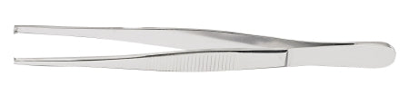 McKesson - Tissue Forceps 5-1/2 Inch Length Office Grade Stainless Steel NonSterile NonLocking Thumb Handle 1 X 2 Teeth - 43-2-762