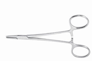 McKesson - Needle Holder 5 Inch Length Smooth Jaws Finger Ring Handle - 43-2-810