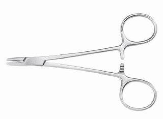 McKesson - Needle Holder 4-3/4 Inch Length Serrated Jaws Finger Ring Handle - 43-2-826
