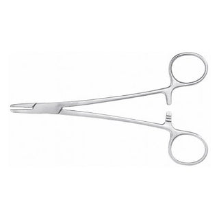 McKesson - Needle Holder 5 Inch Length Serrated Jaws Finger Ring Handle - 43-2-842