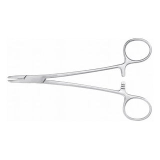 McKesson - Needle Holder 7 Inch Length Serrated Jaws Finger Ring Handle - 43-2-853