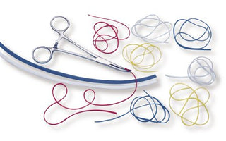 McKesson - Vessel Loop Mini Blue Silicone Radiopaque Sterile 0.03 X 16 Inch - 19-11002