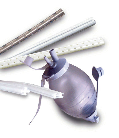 S-Vac - Wound Drain Tube Silicone Full-Fluted Style 7 Fr. Size - 322211