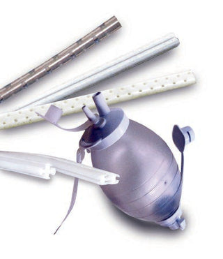 S-Vac - Wound Drain Tube Silicone Fluted Style 10 Fr. Size - 322227