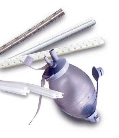 S-Vac - Wound Drain Tube Silicone Fluted Style 19 Fr. Size - 332225