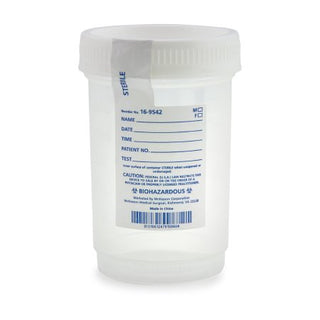 McKesson - Specimen Container for Pneumatic Tube Systems 120 mL (4 oz.) Screw Cap Sterile - 16-9542