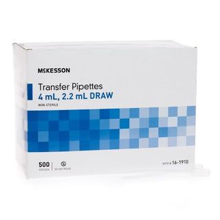McKesson - Transfer Pipette 3.9 mL Capacity 0.5 to 1 mL Graduation Increments NonSterile - 16-1910