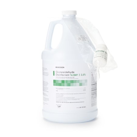 McKesson 14 Day - Glutaraldehyde High-Level Disinfectant Activation Required Liquid 1 gal. Jug Max 14 Day Reuse - 68-101400