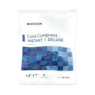 McKesson Deluxe - Instant Cold Pack General Purpose Large 6-4/5 X 9 Inch Fabric / Ammonium Nitrate / Water Disposable - 59-79C