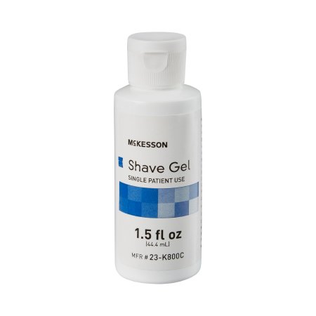 McKesson - Shaving Gel 1.5 oz. Flip Top Bottle - 23-K800C