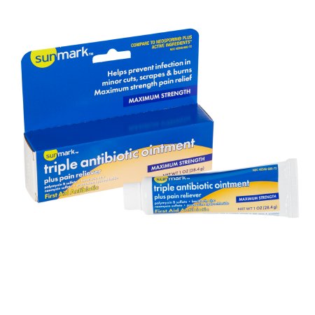sunmark - First Aid Antibiotic with Pain Relief Ointment 1 oz. Tube - 49348060072