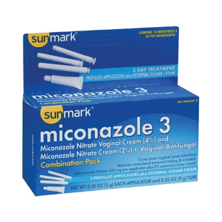 sunmark - Vaginal Antifungal Kit 2% Strength / 200 mg Cream / Suppository - 49348064573