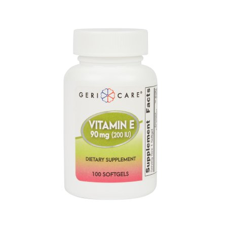 Geri-Care - Vitamin Supplement Vitamin E 200 IU Strength Softgel 100 per Bottle - 751-01-GCP
