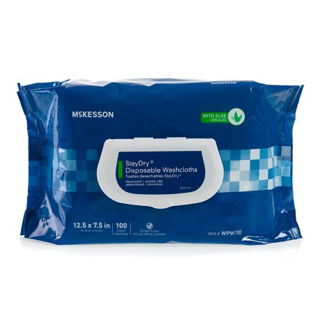 StayDry - Personal Wipe Soft Pack Aloe / Vitamin E Scented 100 Count - WPW100