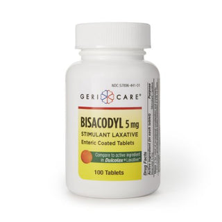 Geri-Care - Laxative Tablet 100 per Bottle 5 mg Strength Bisacodyl USP - 441-01-GCP