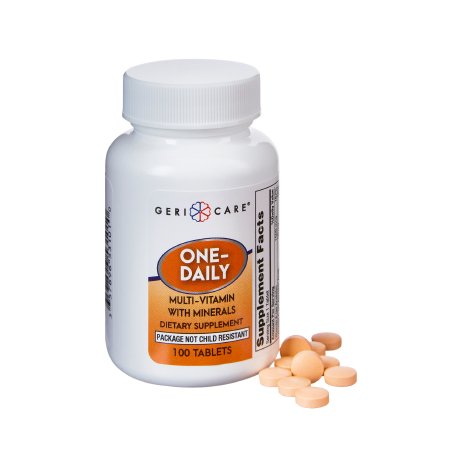 Geri-Care - Multivitamin Supplement with Minerals Tablet 100 per Bottle - 531-01-GCP