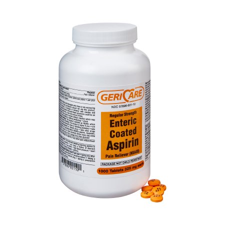 Geri-Care - Pain Relief 325 mg Strength Aspirin Tablet 1,000 per Bottle - 921-10-GCP