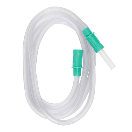 McKesson - Suction Connector Tubing 6 Foot Length 0.188 Inch I.D. Sterile Female / Male Connector Clear Ribbed OT Surface PVC - 16-66301
