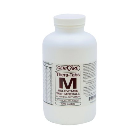 Geri-Care - Multivitamin Supplement with Minerals Caplet 1000 per Bottle - 621-10-GCP