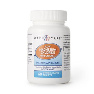Geri-Care - Mineral Supplement Calcium / Magnesium Chloride 236mg -142 mg - 400 mg Strength Tablet 60 per Bottle - 635-06-GCP