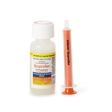 sunmark - Infants' Pain Relief 50 mg / 1.25 mL Strength Ibuprofen Oral Suspension 1 oz. - 49348064227