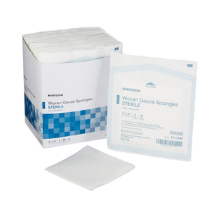 Mckesson Gauze Sponge McKesson 4 X 4 Inch 8-Ply Sterile 2 per Pack -16-4248