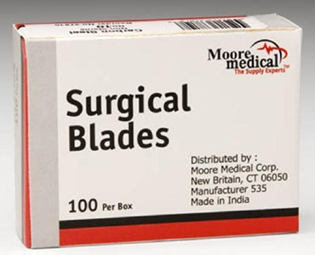 McKesson - Surgical Blade Stainless Steel No. 15 NonSterile Disposable Individually Wrapped - SS #15 NS
