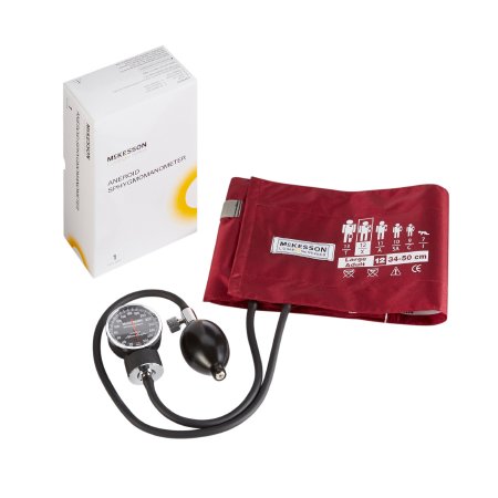 McKesson LUMEON - Aneroid Sphygmomanometer Unit 2-Tubes Adult Large Cuff - 01-720-12XBDGM