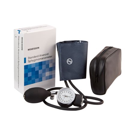 McKesson Brand - Aneroid Sphygmomanometer Unit 2-Tubes Small Adult / Child Small Cuff - 01-775-10SANGM