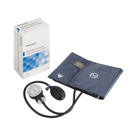 McKesson Brand - Aneroid Sphygmomanometer Unit 2-Tubes Adult Large Cuff - 01-775-12XNGM