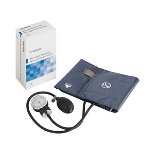McKesson Brand - Aneroid Sphygmomanometer Unit 2-Tubes Adult Large Cuff - 01-775-12XNGM