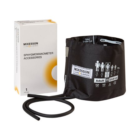 McKesson LUMEON - Blood Pressure Cuff Adult Arm Medium Cuff 23 - 40 cm Nylon Cuff - 01-845-11ABK-2GM