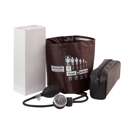 McKesson LUMEON - Aneroid Sphygmomanometer Unit 2-Tubes Adult Large Cuff - 01-720-13TBRGM