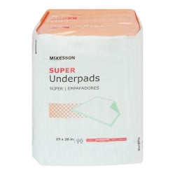 Mckesson Disposable Underpad 23 X 36 Inch Fluff / Polymer Moderate Absorbency - UPMD2336V120