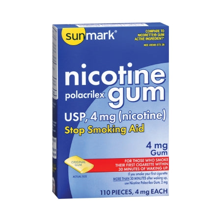 sunmark - Stop Smoking Aid 4 mg Strength Gum - 49348057236