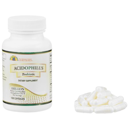 Health Star - Probiotic Dietary Supplement 100 per Bottle Capsule - 866-01