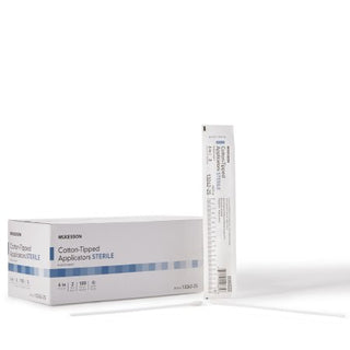 McKesson - Swabstick Cotton Tip Plastic Shaft 6 Inch Sterile 2 per Pack - 13262-2S